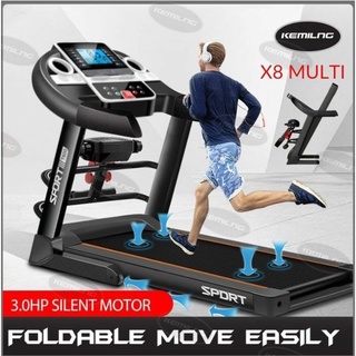 ★NEW★ MY PROMOTIONS Treadmill Model X8 Multi Function Treadmill With 3.0 HP [ 5 Year warranty ]