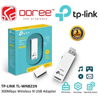 TP-LINK TL-WN821N / TL-WN823N 300MBPS WIRELESS N USB ADAPTER WITH WPS BUTTON, SUPPORT WINDOWS, MAC AND LINUX