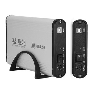 3.5 Inch SATA USB 2.0 External Hard Drive Disk Case HDD Enclosure UK Power