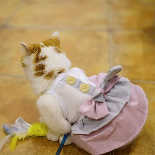 Lovely Puppy Dog Cats Princess Skirt Teddy Dress Summer Dog Dresses Pet Clothes (1)