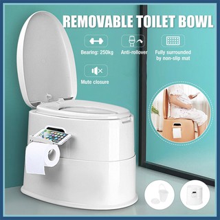 Portable Toilet Women Sit Implement Portable Spittoon Adult man Urine Barrel Douwei Stool Cap Mangkuk Tandas Mudah Alih