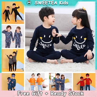 💗 Free Gift💗 2pcs Kids Baby Girl Clothes Top+pants Cotton Baby Pyjamas