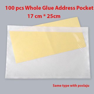 Consignment Note Pocket A5 100pcs Consignment Pocket Courier Pocket Flyer Pocket Address Pocket 25cm*17cm