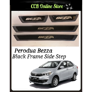 Steel Plate/Door Side Step for Perodua Bezza Black Frame without Led