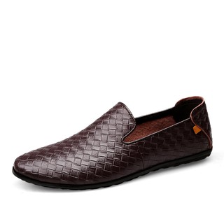 Men's business casual leather shoes, peas, shoes, dresses, pointed men's shoes,
