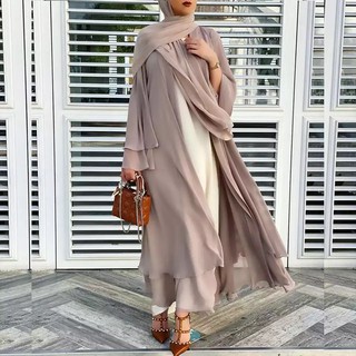 Eid Ramadan Fashion Muslim Jubah abaya Dress Kaftan