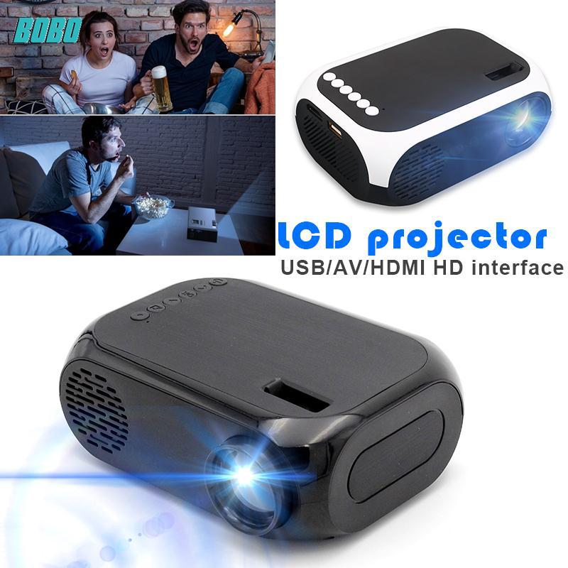 【Ready Stock】【Ready stock】Bobo 4K 1080P HD Projector DLP AV/USB/HDMI Home Theater (1)