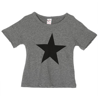 2-7Y Kids Baby T-Shirt Summer Five-Star Printed Short Sleeve Cotton Boy Shirt