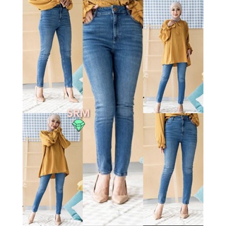 🌹🥰Women Skinny Stretchable denim blue👌 Pants Korean Style Denim Jeans High Quality Fast Delivery🔥🔥