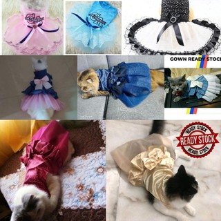 [Pet gown] Pet Dress Gown baju kucing haiwan murah