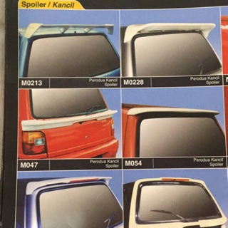 Perodua Kancil various type spoiler
