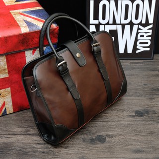 New Business Handbag Men's Retro Shoulder Bags