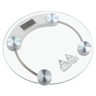 Extra Large 33cm Round Digital Glass Electronic Weighing Scale 180kg