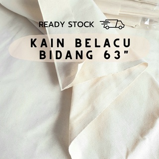 Kain Belacu Bidang 63" Cotton Calico Fabric 6oz [ Ready Stock ]
