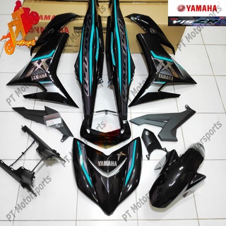 Yamaha Y15ZR V1 V2 Cover Set Full Black MX KING 150 Chrome Y15 HLY dan OEM