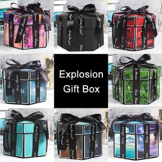 Creative DIY Surprise Love Explosion Box Gift Explosion for Anniversary Scrapbook DIY Photo Album Birthday Gift