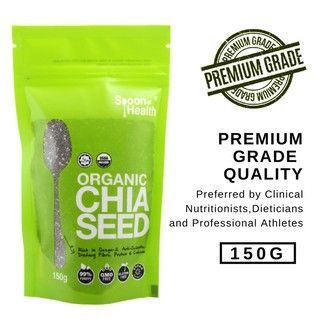 SPOON HEALTH ORGANIC CHIA SEED 150 mg (HALAL) - Premium Grade