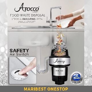 FCD-520 Atocco Food Waste Disposer Food Garbage Sink Disposal with Safety Air Switch 240V