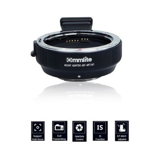 Commlite Auto-focus Mount Adapter EF-NEX for Canon EF/EF-S Lens to Sony NEX
