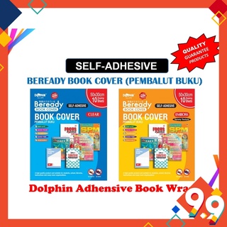 【Msia Stock】Self-Adhesive Book Cover Pembalut Buku Book Wrap 50 x 30cm 10 Sheets