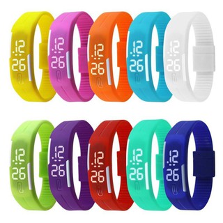 Touch Screen Magnetic Sport LED Watches Waterproof Jogging Fashion Watch (1)