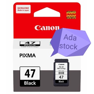 ORIGINAL Canon PG-47 black catridge( our items Disinfection & sterilization before pack )
