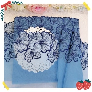 * Ready Stock * 22cm Width Embroidery Lace 0.5/pack