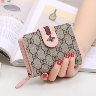multi purpose pouches Fold Over Purses short wallet New retro casual Japanese and Korean version of all-match wallet female short zipper small coin purse