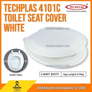 TECHPLAS 4101C Toilet Bowl Toilet Seat Cover White