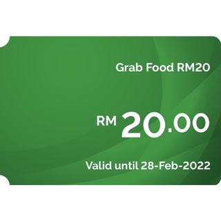 Grab Food RM20 voucher