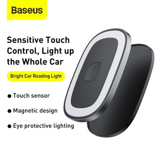 Baseus Car Reading Light Touch Night Light Magnet Lamp Car Interior light USB Charge LED Car Interior Lamp Auto Accessor