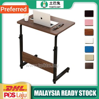 TO8TO🐰40x80 Multifunctional Portable Easy Lifting Laptop Table Computer Desk Height Adjustable with Wheels📣Ready Stock (1)