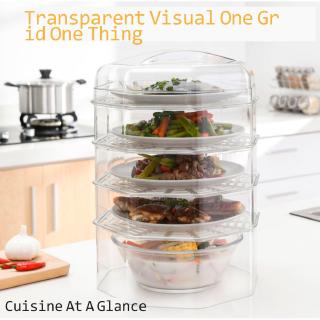 [Recommends] Transparent Insulation Dish Cover Meal Food Winter Thick Dust-proof Heating Table Warm Rice Vegetables thickening