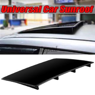 Glossy Black Universal Car Top Sunroof Sun Roof DIY Decoration Auto Car Decor Imitation Sunroof Wrap Roof