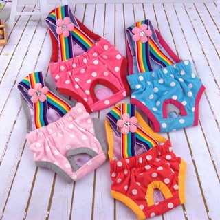 Dog Cat Physiological Shorts Cute Dots Breathable Diapers Pants Pet Underwear