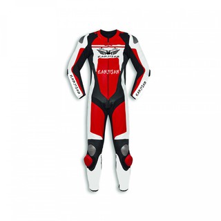 Motorbike Racing Leather Suit 100% Original High Quality 1.3mm Cowhide Leather