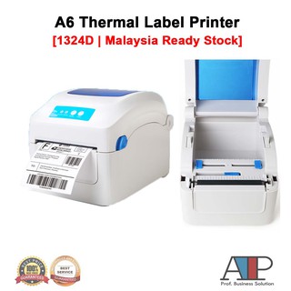 A6 Thermal Paper Label Printer Shopee Lazada Shipping Waybill Consignment Note 1324D