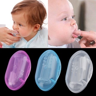 Baby Infant Silicone Finger Toothbrush Teeth Rubber with Box