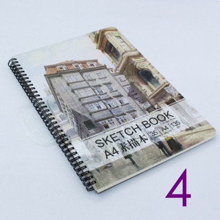 READYSTOCK Russia Road A4 135gm 35 Sheets Sketch Book with Handle