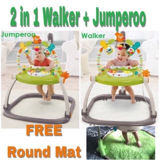 Babyqiner 2 in 1 Walker + Jumperoo