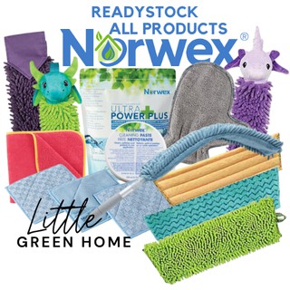 NORWEX Original Products Enviro Window Dusting Mitt Mop System Kitchen Kids Pet to Dry Premium Microfiber