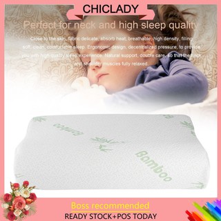 🌸Chiclady🌸30x50 Sleeping Bamboo Pillows Polyester FiberSlow Rebound Memory Foam Pillow
