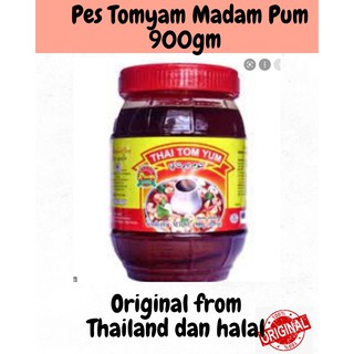 MURAH!!! TOMYAM PASTE THAILAND MADAM PUM 900GMX SEBOTOL (TULISAN JAWI)