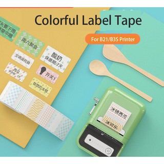 【B21/B3S Label】Colorful Label tape Label Sticker used for B21/B3S Label Maker Label Printer