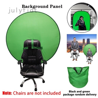 JULYFIDT Green Screen Backdrop Cloth Photo Background Portable Fold Reflector For Live broadcast YouTube Video Studio 142CM