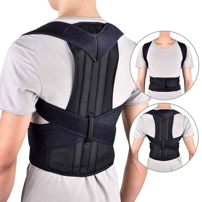 Magnetic Therapy Belt Brace Posture Corrector Body Back Pain Shoulder Support