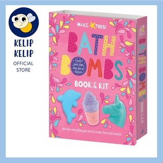Bath Bombs Book & Kit Toy Set for Kids to Make Bath Bombs with Ingredients & Instructions