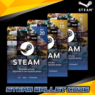 Steam Wallet Code Malaysia (ORIGINAL PRICE, INSTANT CODE)