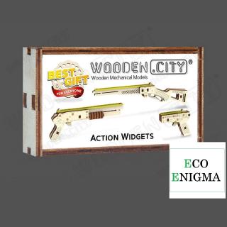 Wooden City® Widgets Action Wooden City 3 in 1