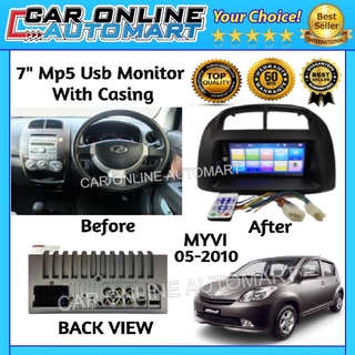 Perodua Myvi 2005-10 MP5 7" Monitor usb bluetooth radio touch screen aux sd
